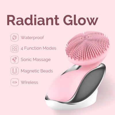 Radiant Glow: Electric Facial Renewal Brush