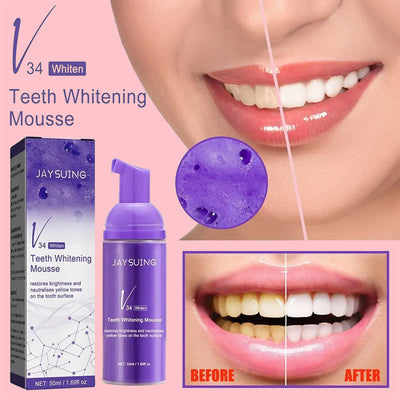 V34 Bright Smile Teeth Whitening Mousse
